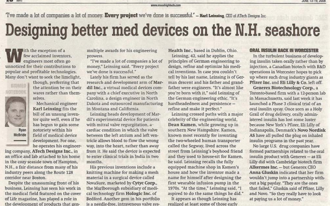 Designing Better Med Devices on the N.H. Seashore